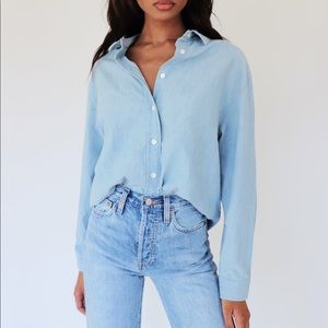 Aritzia Denim Forum the Jane shirt